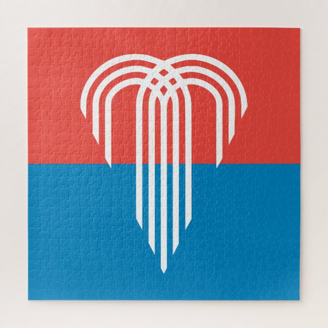 Puzzle Drapeau de Kansas City (Missouri) (Vertical)