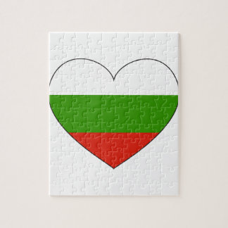 Puzzle Drapeau de la Bulgarie simple