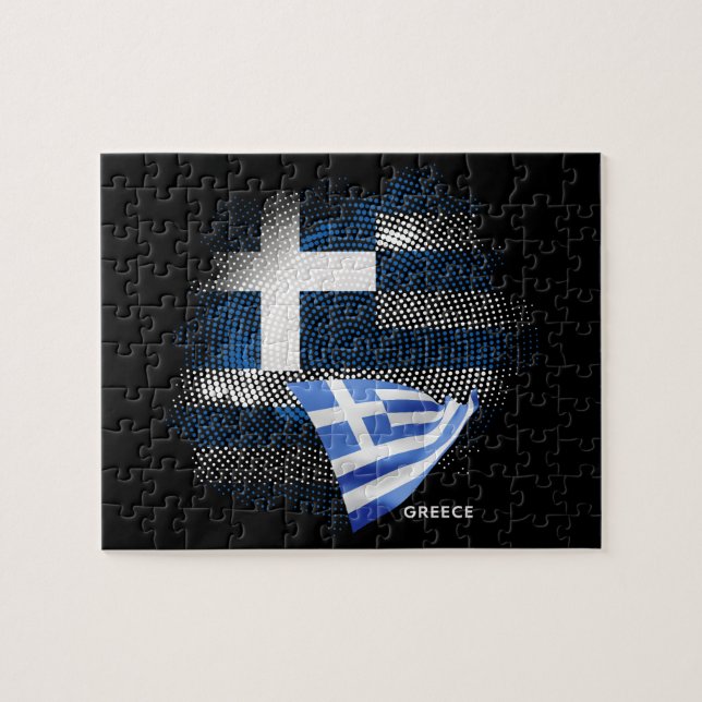 Puzzle Drapeau de la Grèce (Horizontal)