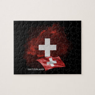 Puzzle drapeau de la Suisse