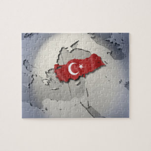 Puzzle Drapeau de la Turquie