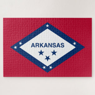Puzzle Drapeau de l'Arkansas