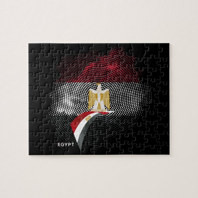 Puzzle Drapeau de l'Égypte (Horizontal)