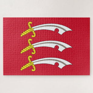 Puzzle Drapeau de l'Essex (Comté anglais)