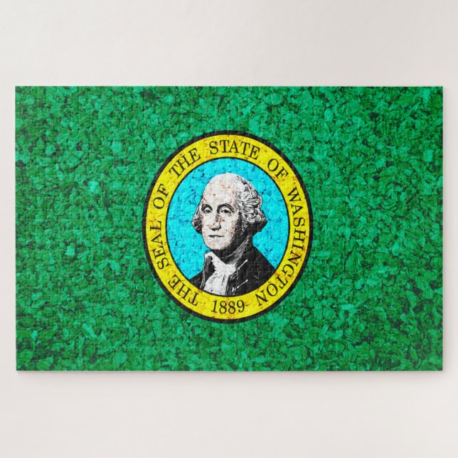 Puzzle Drapeau de l'État de Washington (Horizontal)