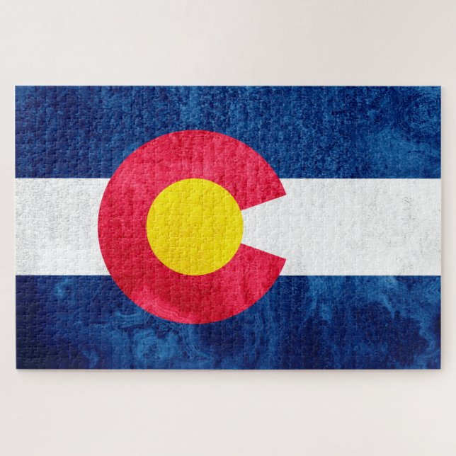 Puzzle Drapeau de l'État du Colorado (Horizontal)