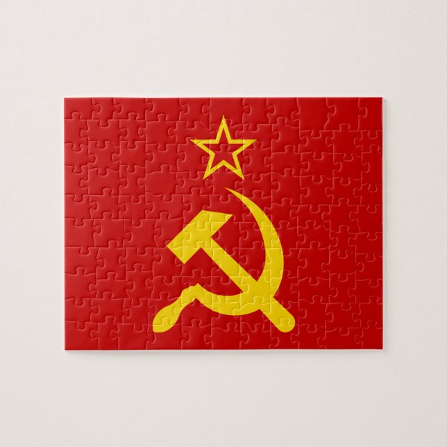 Puzzle Drapeau de l'URSS - Drapeau de l'Union soviétique (Horizontal)