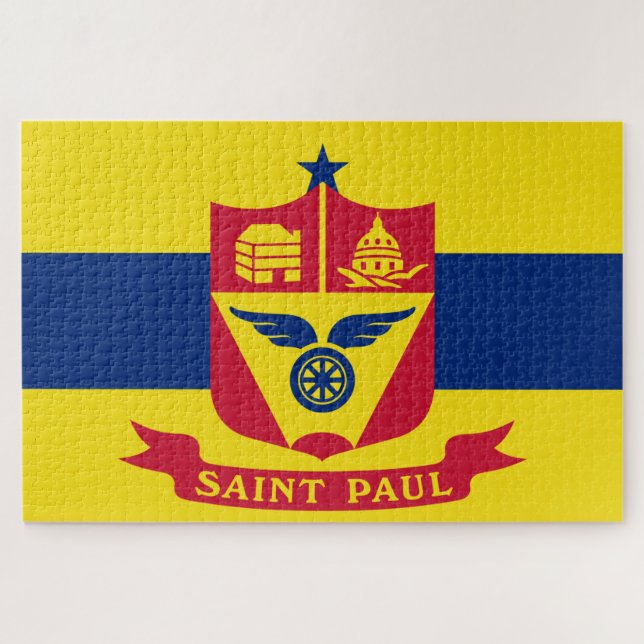 Puzzle Drapeau de Saint Paul (Minnesota) (Horizontal)