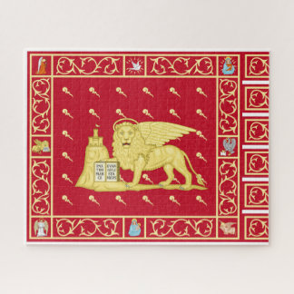 Puzzle Drapeau de Venise, Italie (Venezia, Vénétie, Itali