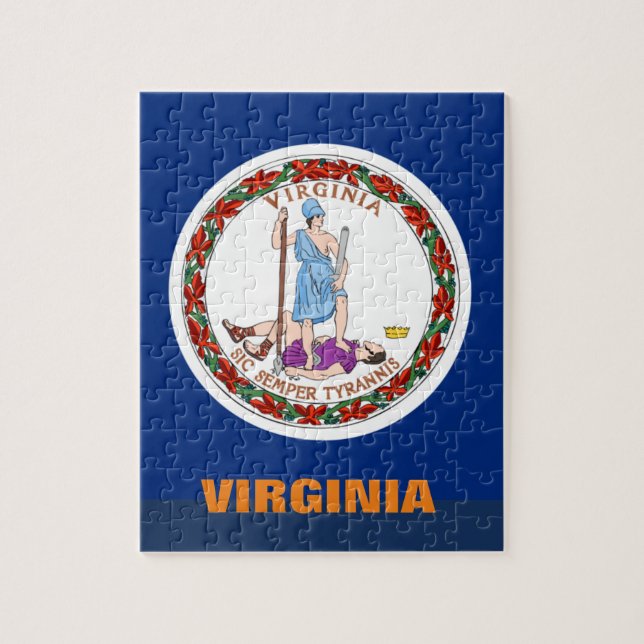 PUZZLE DRAPEAU DE VIRGINIE (Vertical)