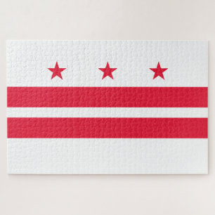 Puzzle Drapeau de Washington D.C. (District de Columbia)