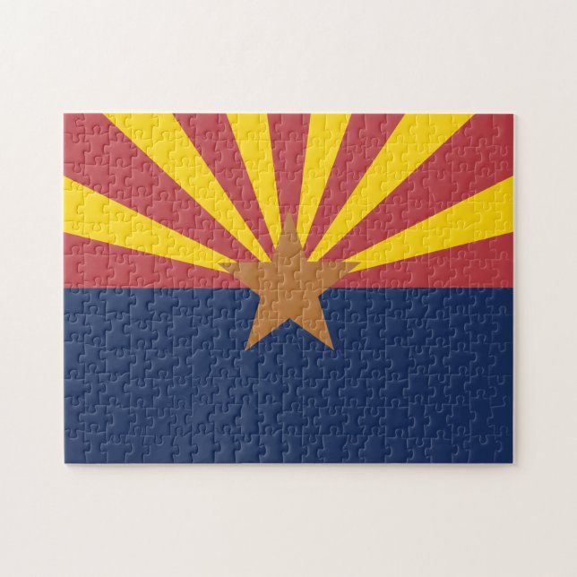 Puzzle Drapeau d'État de l'Arizona (Horizontal)
