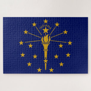 Puzzle Drapeau d'État de l'Indiana