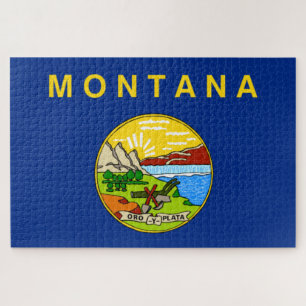 Puzzle Drapeau d'État du Montana
