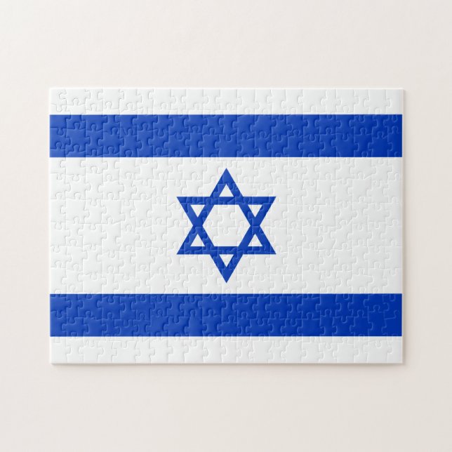 Puzzle Drapeau d'Israël (Horizontal)