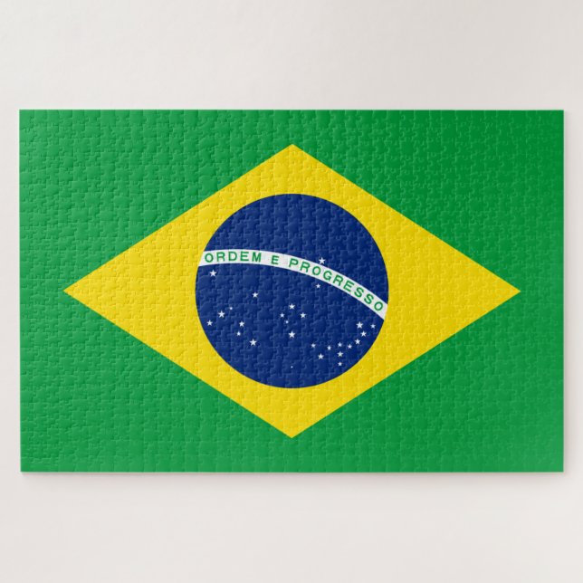 Puzzle Drapeau du Brésil (Horizontal)