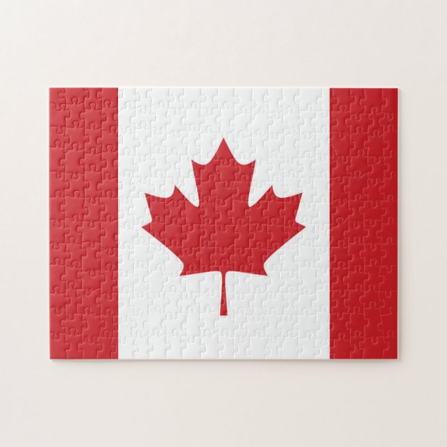 Puzzle Drapeau du Canada (Horizontal)