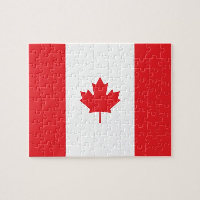Puzzle Drapeau du Canada (Horizontal)