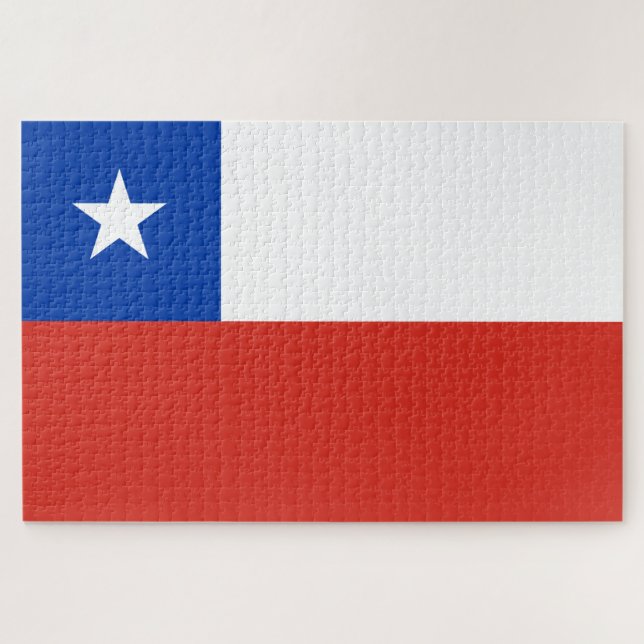 Puzzle Drapeau du Chili (Horizontal)