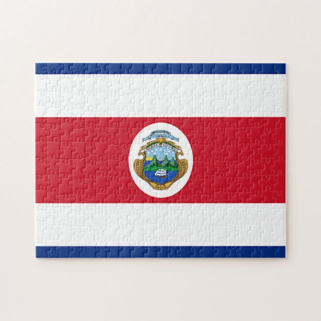 Puzzle Drapeau du Costa Rica (Horizontal)