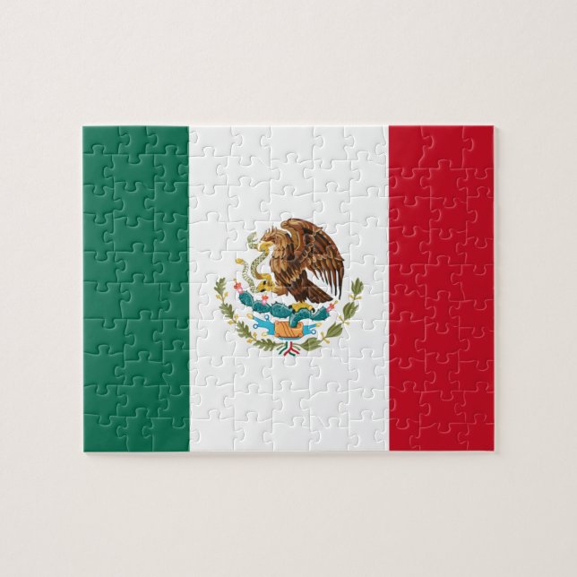 Puzzle Drapeau du Mexique (Horizontal)