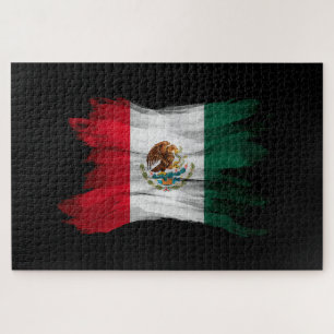 Puzzle Drapeau du Mexique bracelet, drapeau national