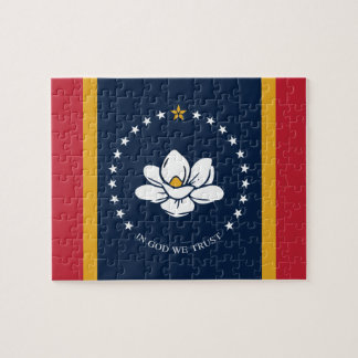 Puzzle Drapeau du Mississippi - Nouveau drapeau de la Mag