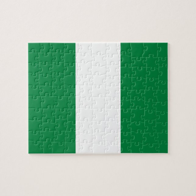 Puzzle Drapeau du Nigeria (Horizontal)