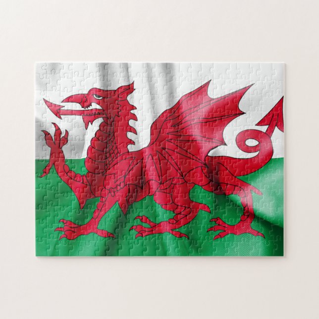Puzzle Drapeau du Pays de Galles (Horizontal)