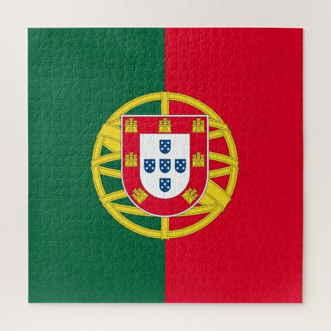 Puzzle Drapeau du Portugal pour jour férié au Portugal (Vertical)