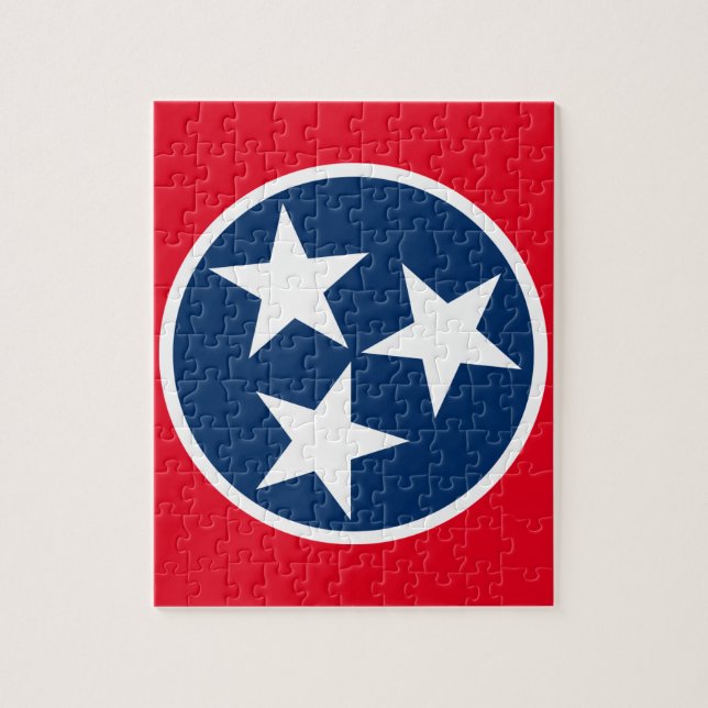 Puzzle Drapeau du Tennessee (Vertical)