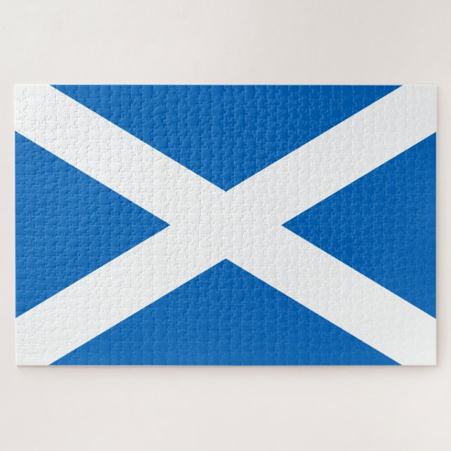 Puzzle Drapeau écossais (Saltire) (Drapeau écossais) (Horizontal)