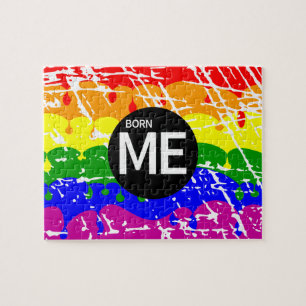 Puzzle Drapeau Gay Rainbow né ainsi