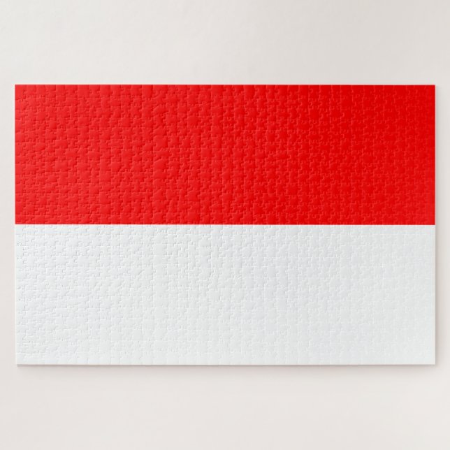 Puzzle Drapeau indonésien (Indonésie) (Horizontal)