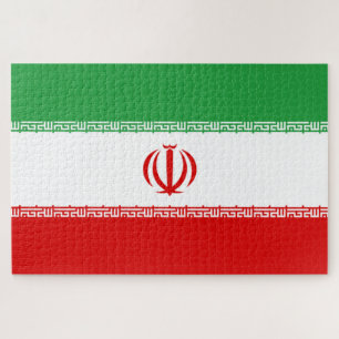 Puzzle Drapeau iranien (Iran) (Persan)
