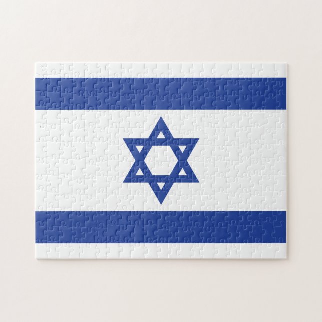 Puzzle drapeau israélien (Horizontal)