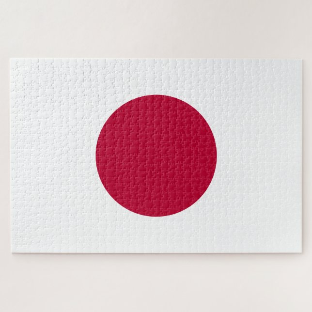 Puzzle Drapeau japonais (Horizontal)