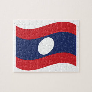 Puzzle Drapeau Laos