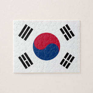 Puzzle Drapeau national du monde de la Corée du Sud