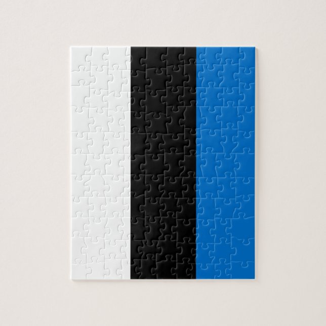 Puzzle Drapeau national du monde de l'Estonie (Vertical)
