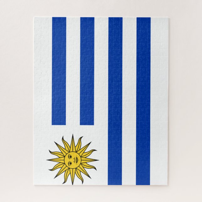 Puzzle Drapeau national du monde de l'Uruguay (Vertical)