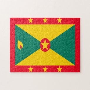 Puzzle Drapeau national Grenade Caraïbes.