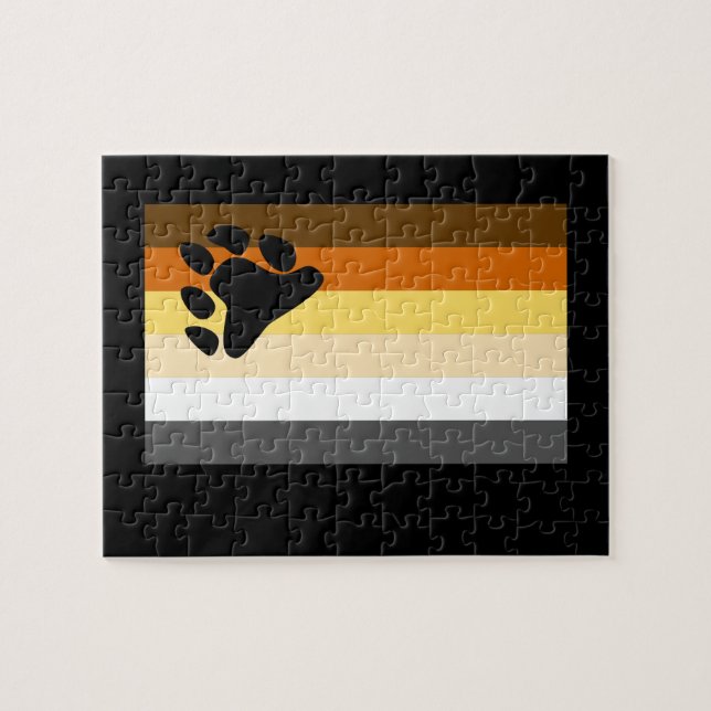 PUZZLE DRAPEAU OFFICIEL DE FIERTÉ D'OURS (Horizontal)