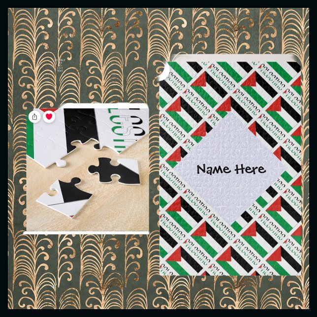 Puzzle Drapeau palestinien personnalisé (Créateur téléchargé)
