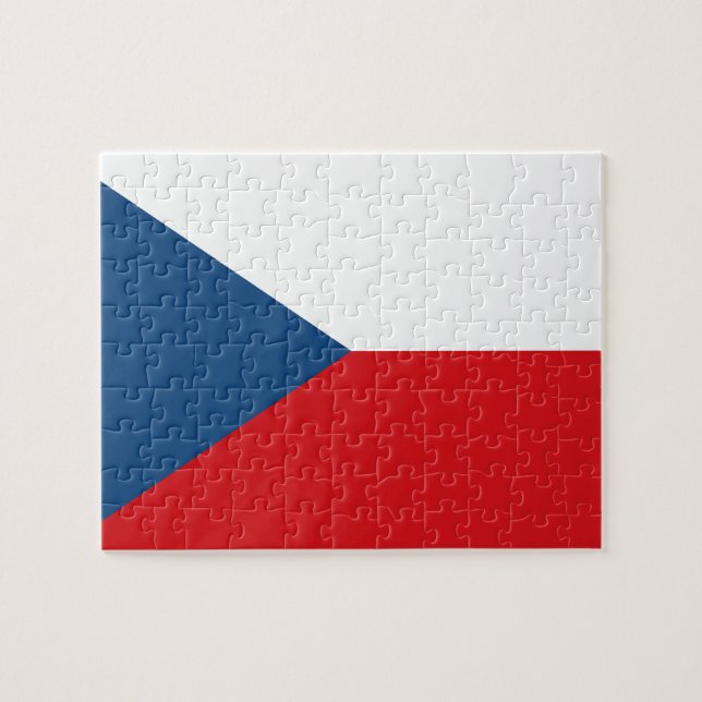 Puzzle Drapeau République tchèque (Horizontal)
