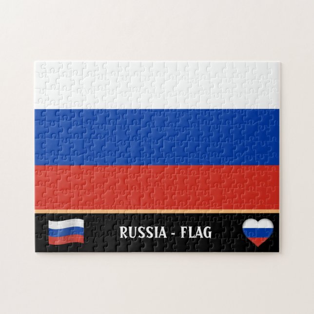 Puzzle Drapeau russe / Russie (Horizontal)