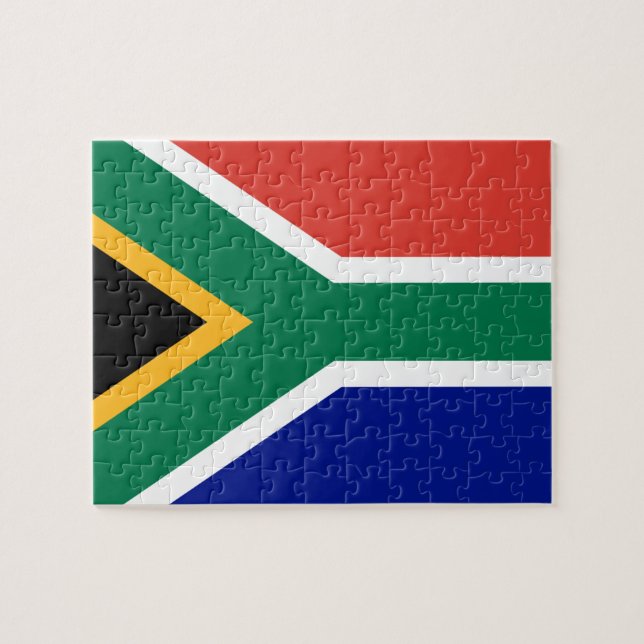 Puzzle drapeau sud-africain (Horizontal)