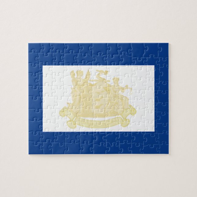 Puzzle Drapeau urbain de Newark (New Jersey) (Horizontal)