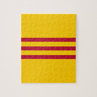 Puzzle Drapeau vietnamien du sud - đỏ de sọc de Ba de