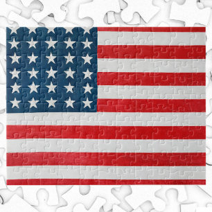 Puzzle Drapeau vintage patriotique américain, le 4 juille